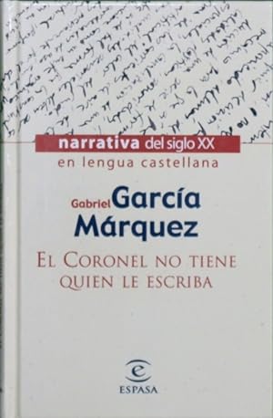 Imagen del vendedor de El coronel no tiene quien le escriba a la venta por Librería Alonso Quijano