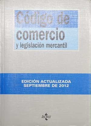 Imagen del vendedor de Cdigo de comercio y legislacin mercantil a la venta por Librera Alonso Quijano