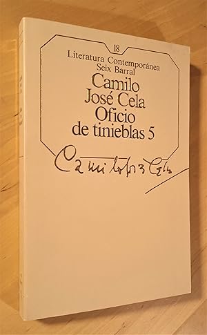 Bild des Verkufers fr Oficio de tinieblas 5 zum Verkauf von Llibres Bombeta