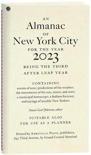 Imagen del vendedor de Almanac of New York City for the Year 2023 (Paperback) a la venta por Grand Eagle Retail