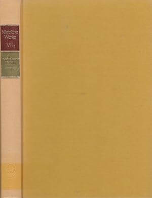 Bild des Verkufers fr Nachgelassene Fragmente : Frhjahr bis Herbst 1884. / Friedrich Nietzsche, Nietzsche. Hrsg. von Giorgio Colli .; Werke, Abt. 7. / Bd. 2. zum Verkauf von Licus Media