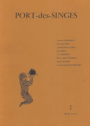 Seller image for PORT-DES-SINGES. Rdaction-administration : Pierre-Albert Jourdan. for sale by Librairie Les Autodidactes - Aichelbaum