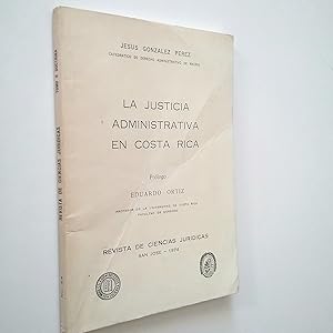 Imagen del vendedor de La justicia administrativa en Costa Rica a la venta por MAUTALOS LIBRERA