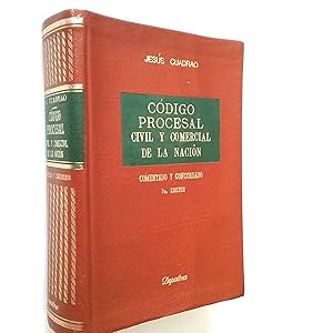 Código procesal civil y comercial de la nación, comentado y concordado