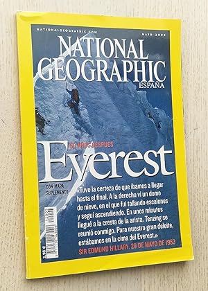 EVEREST. 50 años después (con mapa) (NATIONAL GEOGRAPHIC España, mayo 2003)