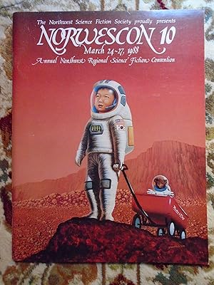 Imagen del vendedor de NORWESCON 10, MARCH 24-27, 1988 [PROGRAM BOOK] a la venta por Robert Gavora, Fine & Rare Books, ABAA