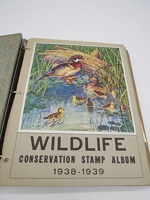 WILDLIFE CONSERVATION STAMP ALBUMS 1938-1954