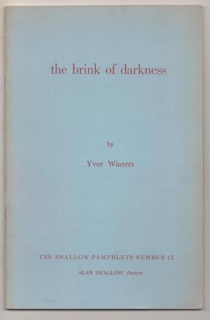 Imagen del vendedor de The Brink of Darkness a la venta por Jeff Hirsch Books, ABAA