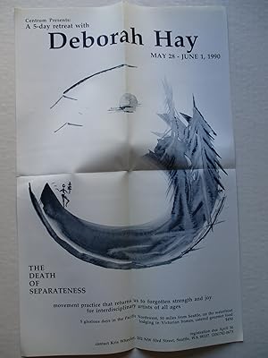 Imagen del vendedor de A 5 Day retreat with Deborah Hay: The Death of Separateness 1990 Poster a la venta por ANARTIST