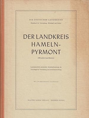 Der Landkreis Hameln-Pyrmont (Regierungsbezirk Hannover) : Kreisbeschreibung u. Raumordnungsplan ...