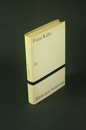 Seller image for Er: Prosa. Auswahl und Nachwort von Martin Walser for sale by Steven Wolfe Books