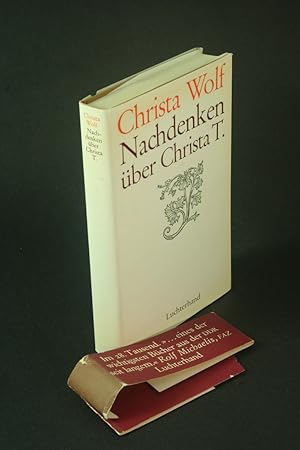 Seller image for Nachdenken ber Christa T. for sale by Steven Wolfe Books