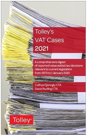 Image du vendeur pour Tolley's Vat Cases 2021 (Paperback) mis en vente par CitiRetail