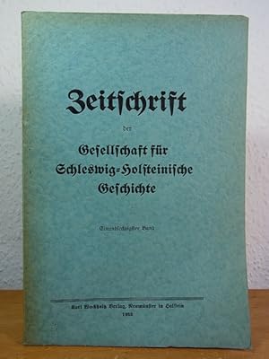 Zeitschrift der Gesellschaft für Schleswig-Holsteinische Geschichte. Band 61