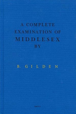 Bild des Verkufers fr A Complete Examination Of Middlesex (Hardcover) zum Verkauf von CitiRetail