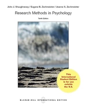 Immagine del venditore per Research Methods in Psychology (Int'l Ed) (Paperback) venduto da CitiRetail