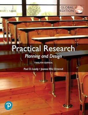 Imagen del vendedor de Practical Research: Planning and Design, Global Edition (Paperback) a la venta por CitiRetail