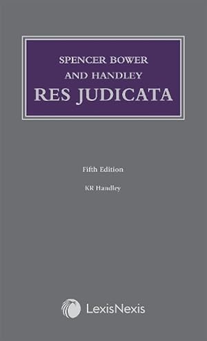 Image du vendeur pour Spencer Bower and Handley: Res Judicata (Hardcover) mis en vente par CitiRetail