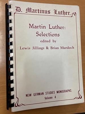 Seller image for Martin Luther: Selections. for sale by Plurabelle Books Ltd