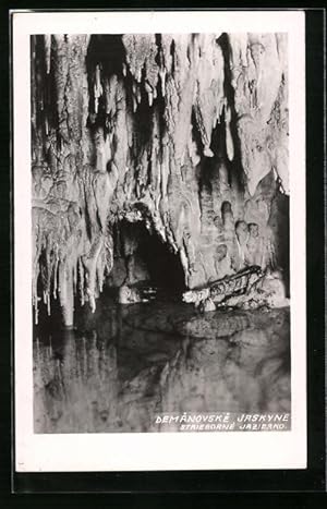 Ansichtskarte Demanovske Jaskyne, Strieborne Jazierko