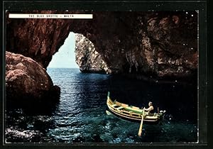 Ansichtskarte Malta, The blue Grotto