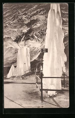 Ansichtskarte Dobschauer Eishöhle, Altar