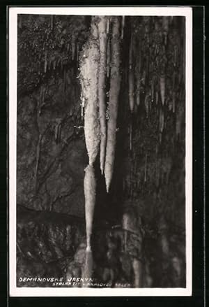 Ansichtskarte Demanovske Jaskyne, Stalaktit