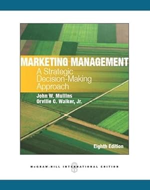 Image du vendeur pour Marketing Management: a Strategic Decision-making Approach (Paperback) mis en vente par CitiRetail