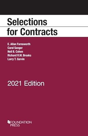 Bild des Verkufers fr Selections for Contracts, 2021 Edition (Paperback) zum Verkauf von CitiRetail