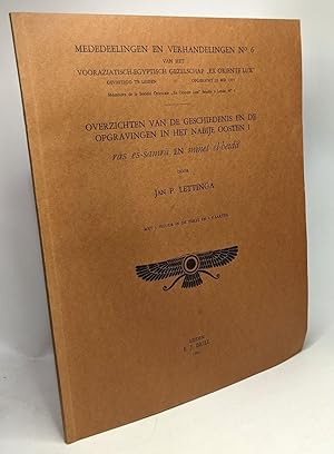 Image du vendeur pour Overzichten van de geschiedenis en de opgravingen in het nabije oosten I ras es-samra en minet el-beida --- Mededeelingen en verhandelingen N6 mis en vente par crealivres