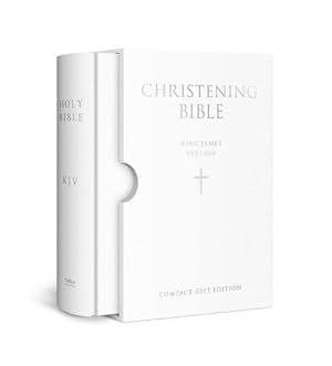 Seller image for HOLY BIBLE: King James Version (KJV) White Compact Christening Edition (Leather) for sale by CitiRetail