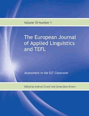 Seller image for The European Journal of Applied Linguistics and TEFL Volume 10 Number 1 (Paperback) for sale by CitiRetail