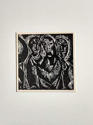 Bild des Verkufers fr Gruppe - (Holzschnitt aus: Das neue Hamburg / ca.1923, nicht signiert) zum Verkauf von BuchKunst-Usedom / Kunsthalle