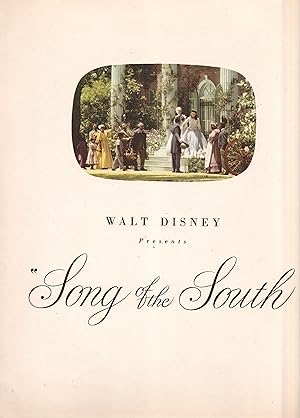 Walt Disney presents « Song of the South », Walt Disney productions, s.l., 1946. Edition originale.