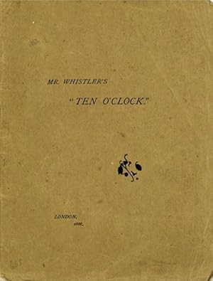 Seller image for Mr. Whistler's Ten O'Clock (Paperback) for sale by CitiRetail