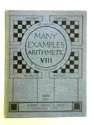 Seller image for Many Examples Arithmetic - Book VIII for sale by World of Rare Books