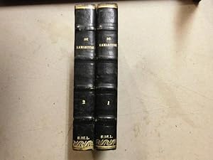 Image du vendeur pour Oeuvres compltes de Lamartine I : Premires mditations potiques - La Mort de Socrate Tome II : Nouvelles mditations potiques - Le Dernier chant du plerinage d'Harold, chant du sacre mis en vente par Librairie Les Fleurs du mal