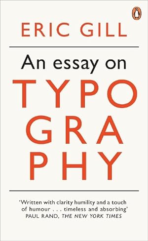 Immagine del venditore per An Essay on Typography (Paperback) venduto da CitiRetail