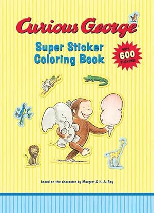 Seller image for Curious George Super Sticker Coloring Book (Paperback) for sale by CitiRetail