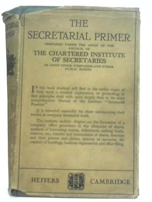 Seller image for The Secretarial Primer for sale by World of Rare Books