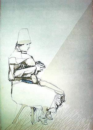 GIOVANNI ANSELMO: "Untitled", original lithograph signed by the artist - 25/60 edition, 48 x 68 c...