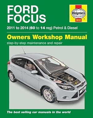 Imagen del vendedor de Ford Focus Petrol & Diesel (11 - 14) Haynes Repair Manual (Paperback) a la venta por CitiRetail
