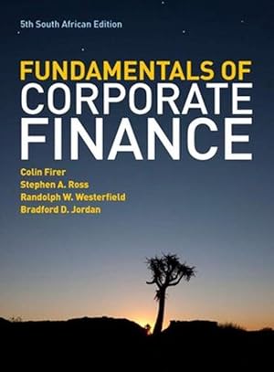 Seller image for The Fundamentals of Corporate Finance - South African Edition (Paperback) for sale by CitiRetail