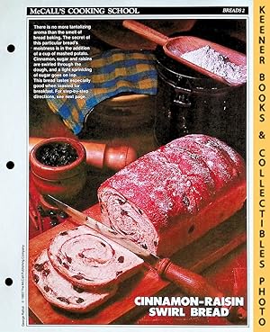 McCall's Cooking School Recipe Card: Breads 2 - Cinnamon Raisin Bread : Replacement McCall's Reci...