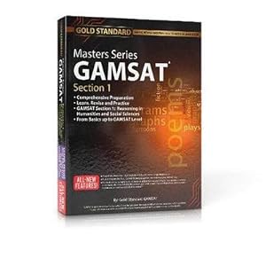 Seller image for Masters Series GAMSAT Section 1 Preparation by Gold Standard GAMSAT (Paperback) for sale by CitiRetail
