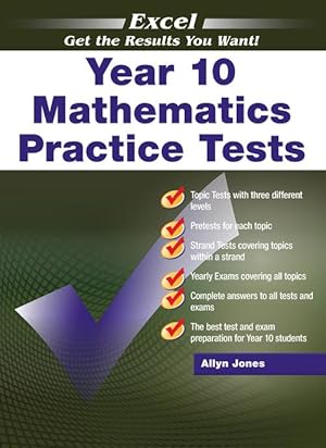 Bild des Verk�ufers f�r Excel Year 10 Mathematics Practice Tests (Paperback) zum Verkauf von CitiRetail