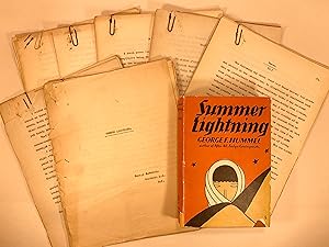 Seller image for Summer Lightning Typed Manuscript for sale by Old New York Book Shop, ABAA