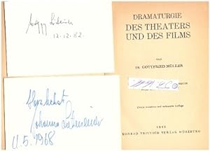 WOLFGANG LIEBENEINER (1905-87) dt. Regisseur und Schauspieler, 1939 wurde er Leiter der Fachschaf...