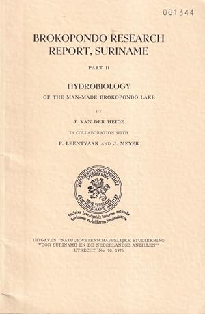 Seller image for Hydrobiology of the Man-Made Brokopondo Lake for sale by Clivia Mueller