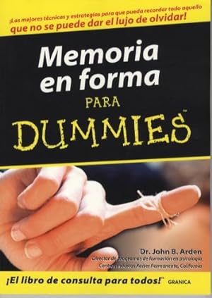 Seller image for MEMORIA EN FORMA PARA DUMMIES for sale by ALZOFORA LIBROS